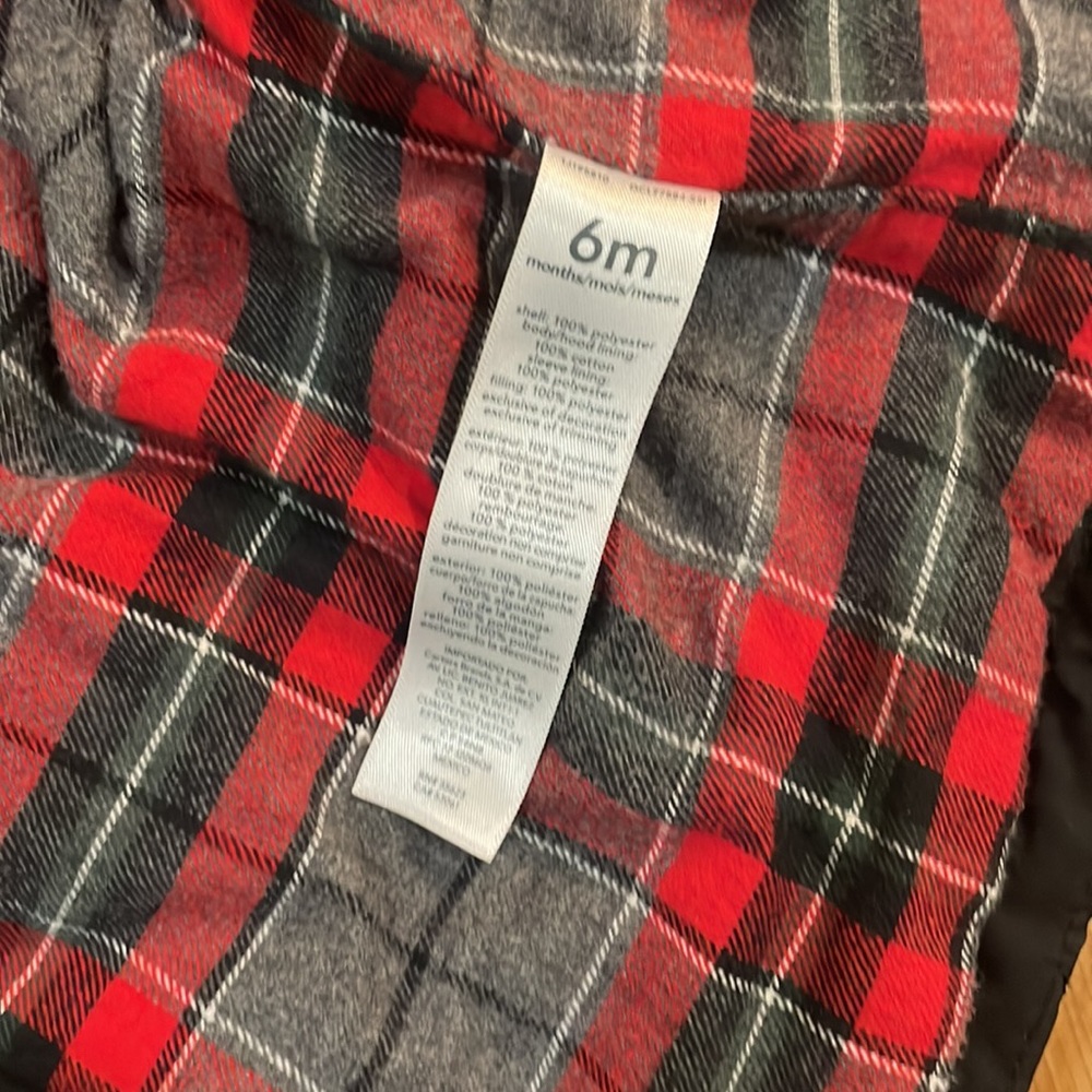 Carter’s plaid flannel lined jacket - Picture 2 of 7